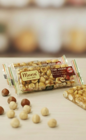 hazelnut crocant, hazelnut, delicious, crispy, manu crocant, industrial, production, wholesale, vegan, gluten free