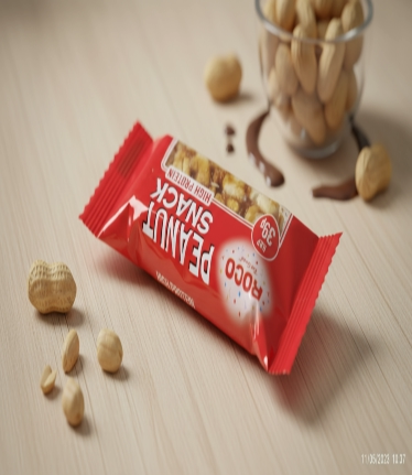 peanut snack, 2 pieces, thin, crispy, manu crocant, industrial, production, wholesale