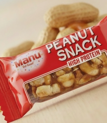 peanut snack, 2 pieces, thin, crispy, manu crocant, industrial, production, wholesale