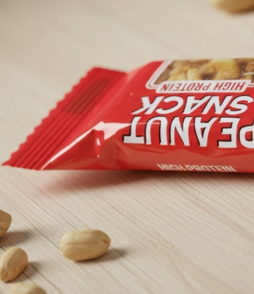 peanut snack, 2 pieces, thin, crispy, manu crocant, industrial, production, wholesale