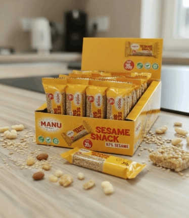 susam krokan mini, mini, 3 katlı, susam, krokan