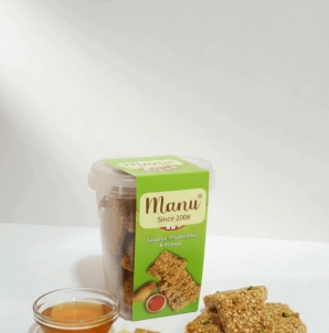 antepfıstıklı susam krokan, mini